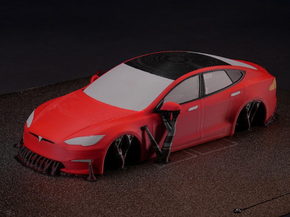 Bambu Studio Tesla Auto 3D Druck Bambu Studio Tesla Auto 3D Druck