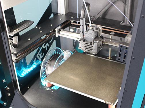 cr3d c2 xtend sicht auf leere druckplatte