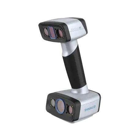 Der EinStar 3D Scanner von Shining3D freigestellt vor weißem Hintergrund