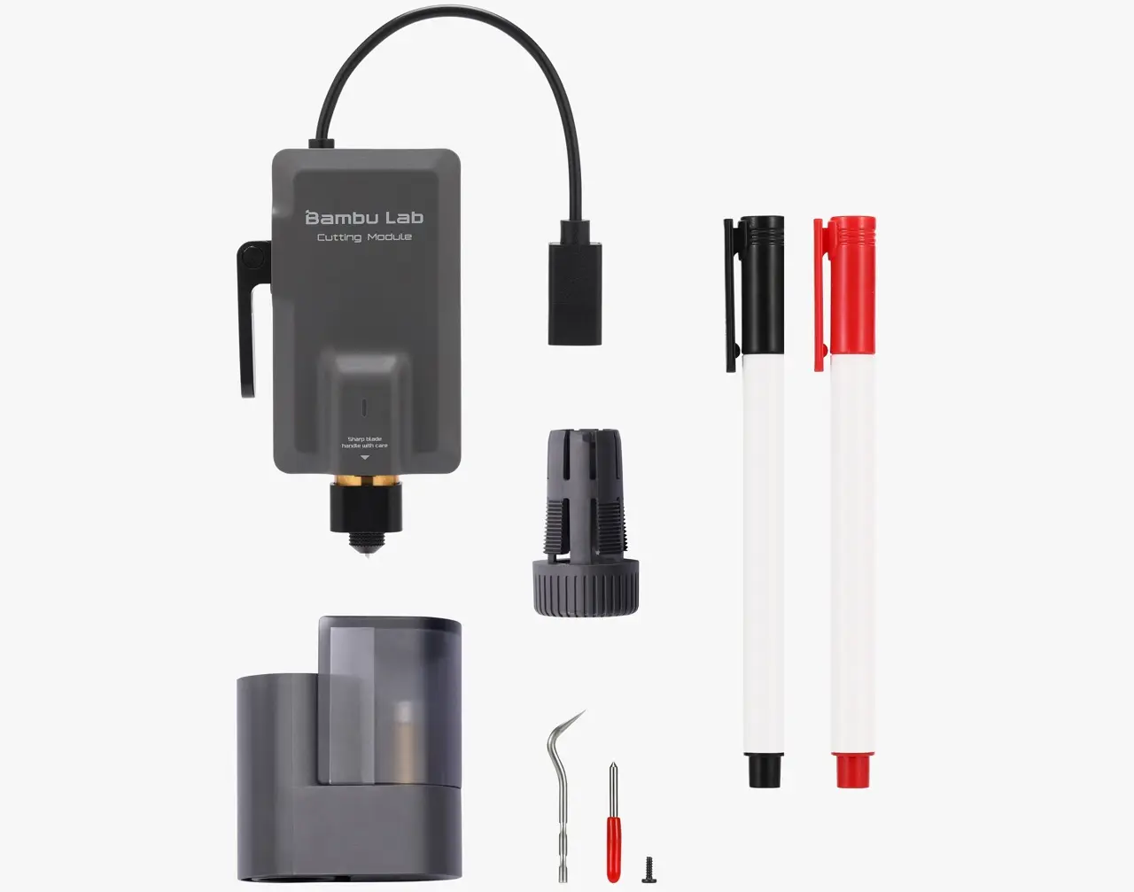 Das Cutting Upgrade Kit für die H2-Serie Drucker von Bambu Lab