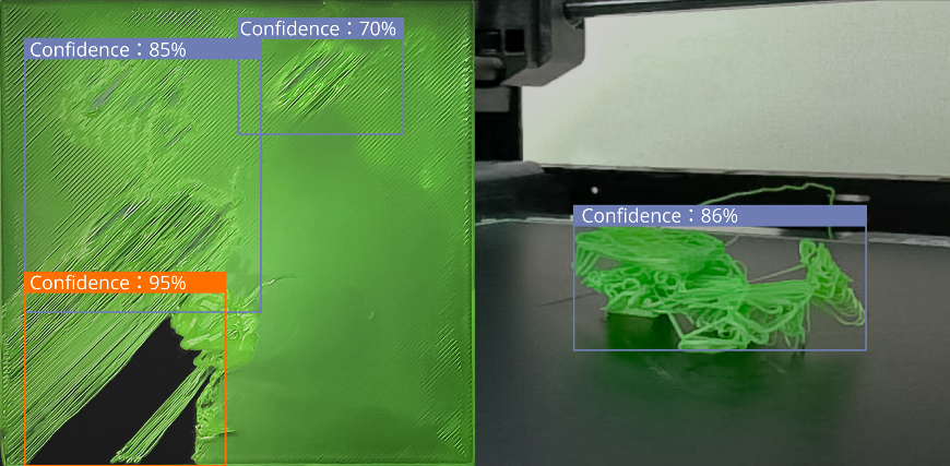 bambu-lab-x1e-3d-drucker-ki-fehldruck-erkennung Bambu Lab Spaghetti Detection