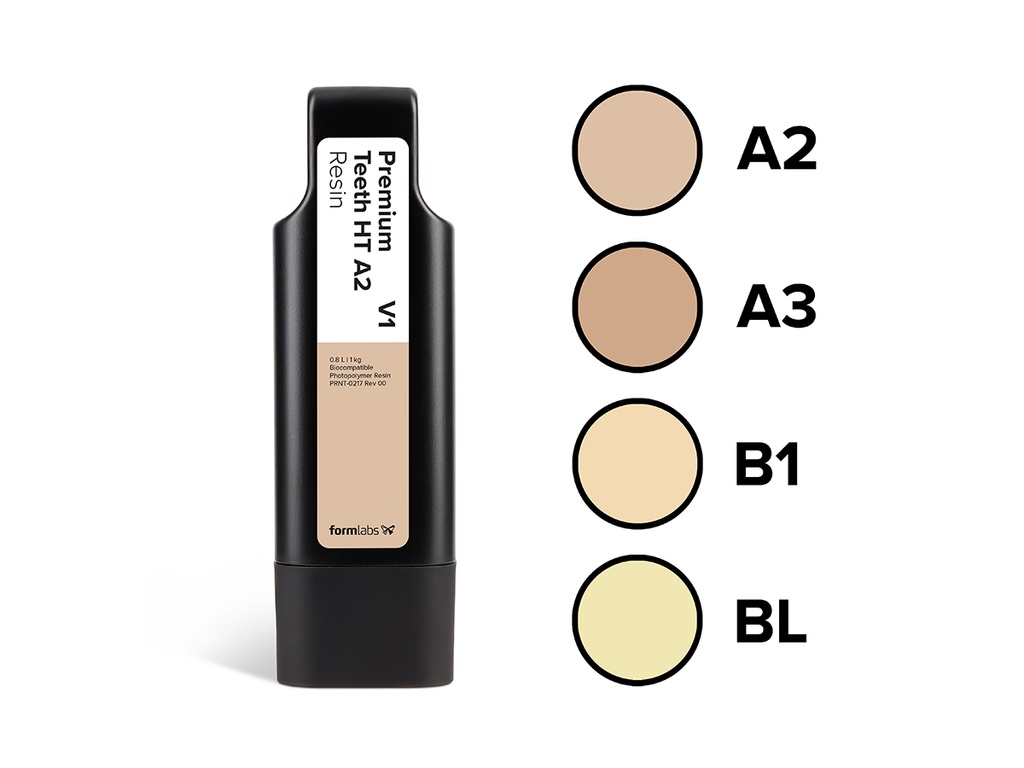 Formlabs Premium Teeth HT Resin (Form 4B)