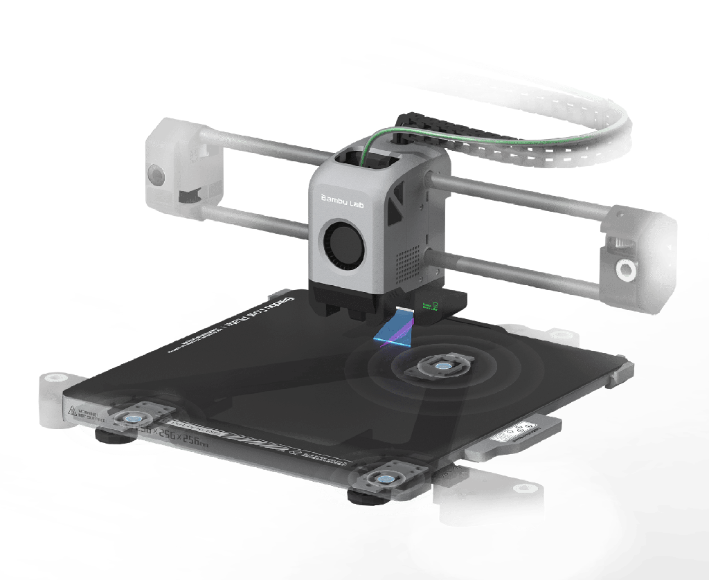 Bambu Lab X1 - CARBON 3D Drucker Rails