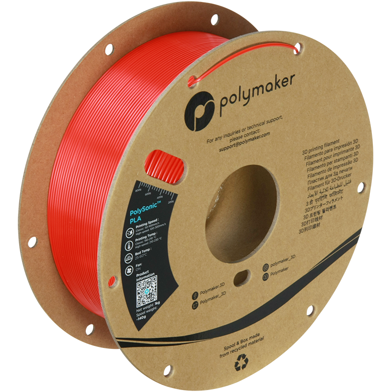 Polymaker PolySonic PLA Filament (High Speed)