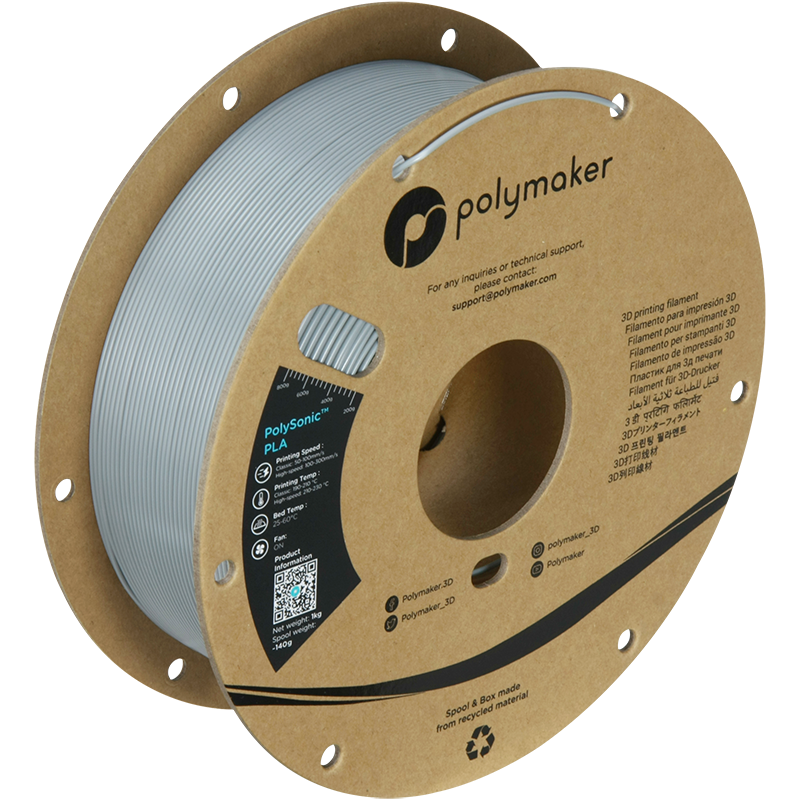 Polymaker PolySonic PLA Filament (High Speed)