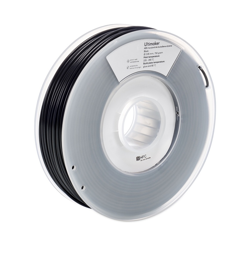 UltiMaker ABS Premium Filament, Schwarz