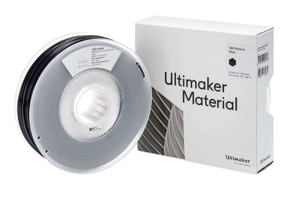 UltiMaker ABS Premium Filament, Schwarz
