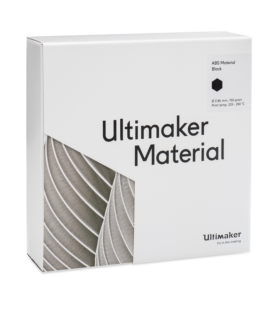 UltiMaker ABS Premium Filament, Schwarz