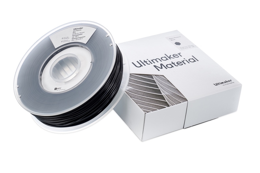 UltiMaker Nylon PA Premium Filament, Schwarz