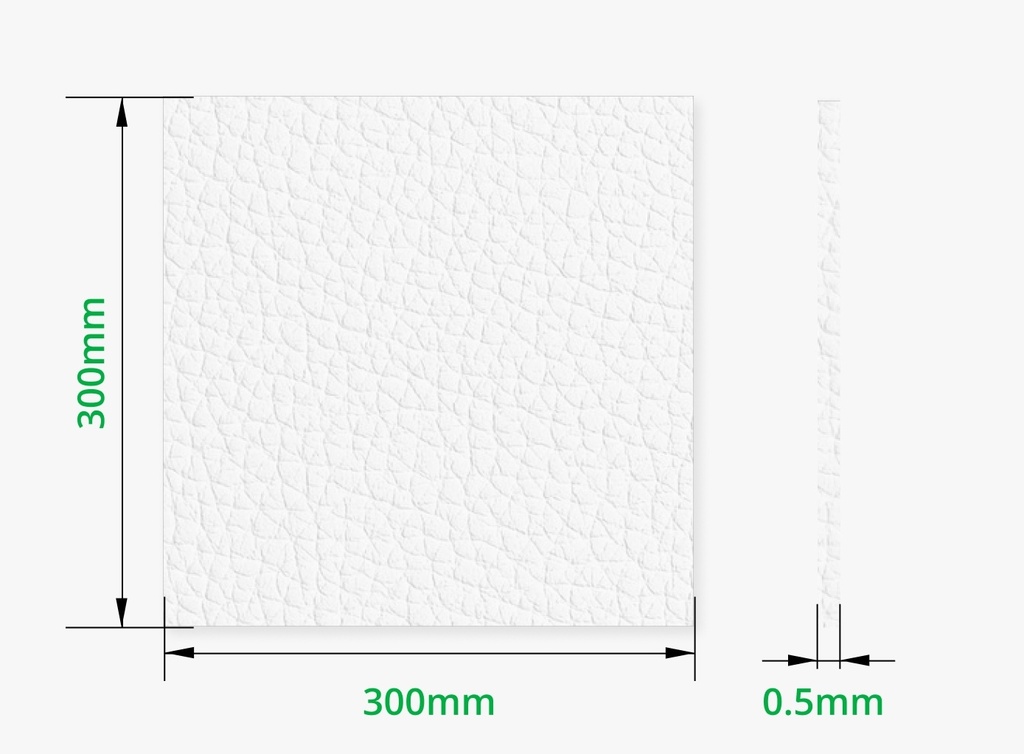 Bambu Lab Pebbled PU Leatherette Fabric (5pcs)