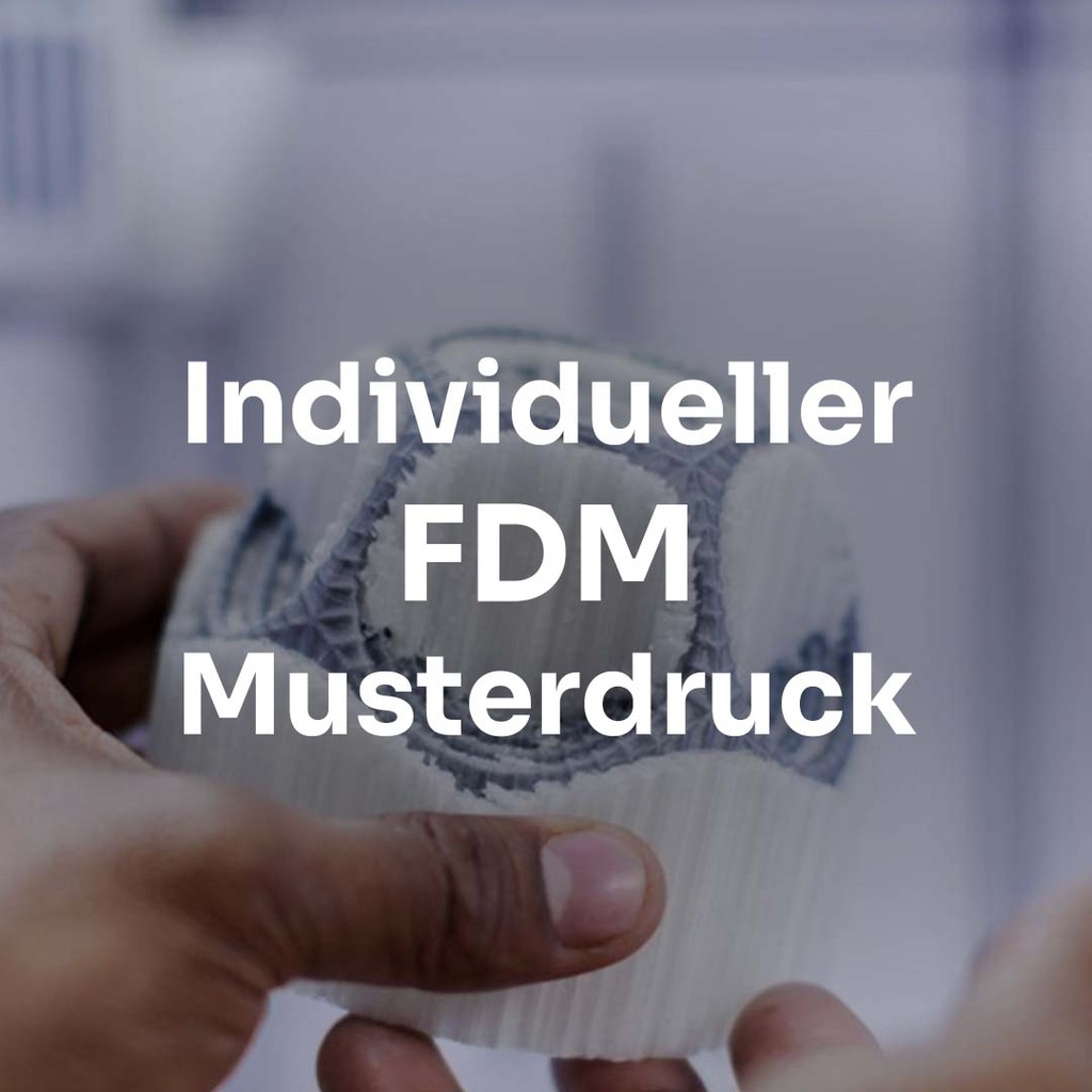 Musterdruck auf FDM 3D-Drucker