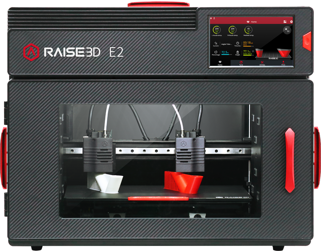 Raise3D E2 mit Dual-Extruder