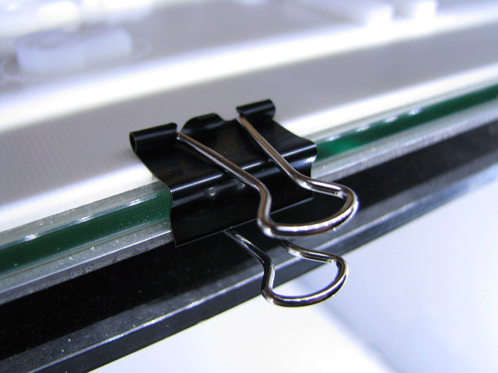 Metallklammern für Dauerdruckplatten (12 Stk.)