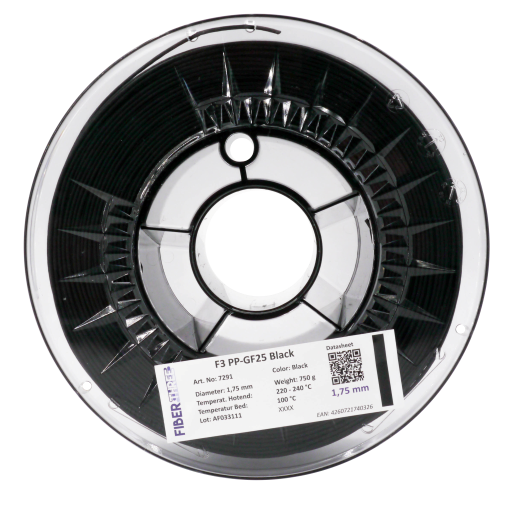 [PSUFT0035V] Fiberthree F3 PP-GF25 BLACK