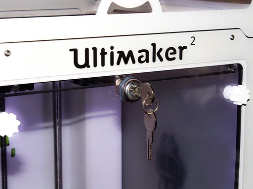 [PAC3DM0013] Fronttür m. Schloss UltiMaker 2 Extended+ und UltiMaker 2 Extended weiss (klar, transparent)