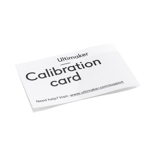 [PACUM00171] UltiMaker Calibration Card