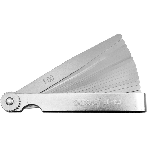 [PAC3DM0053] Fühlerlehre 20 Blatt 100mm 0,05-1mm für 3D Druck