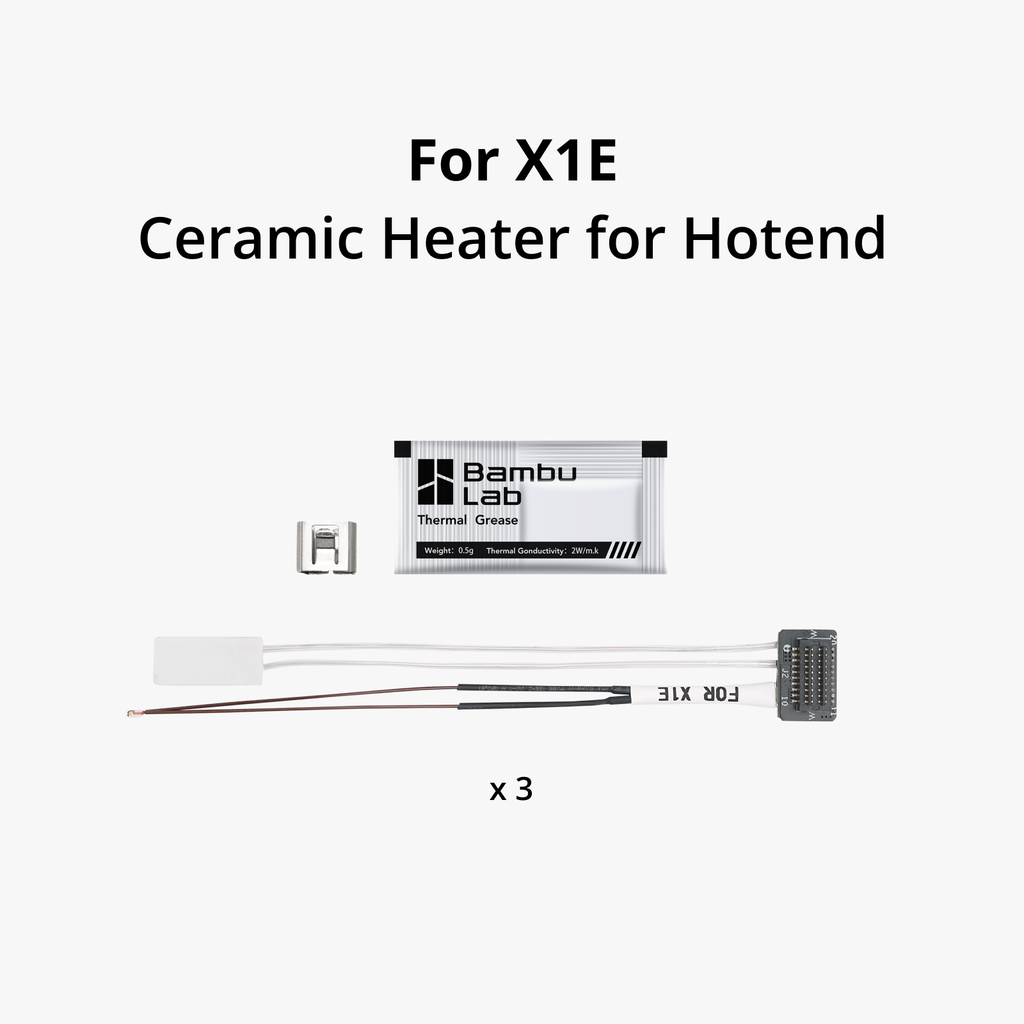 [PACBB00060] Bambu Lab Ceramic Heater für X1E (3 Stück)