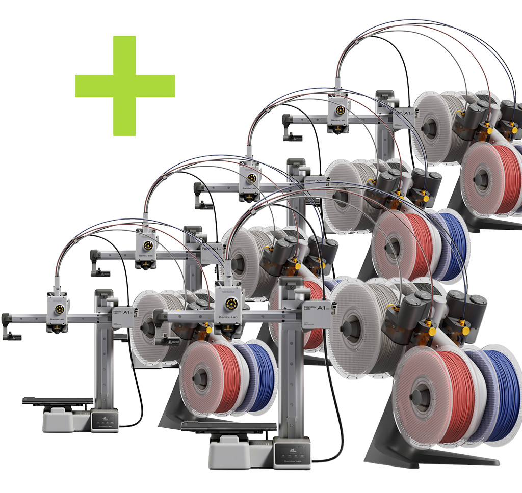 [PHWBB0011.B2] DEAL: 5x Bambu Lab A1 mini Combo ink. AMS Lite + 5kg PLA