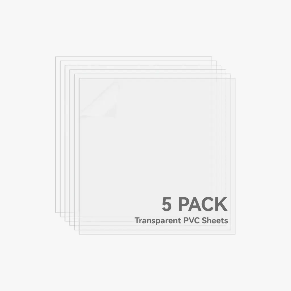 [PACBB0489] Bambu Lab 0.3mm Transparent PVC Sheet (5pcs)
