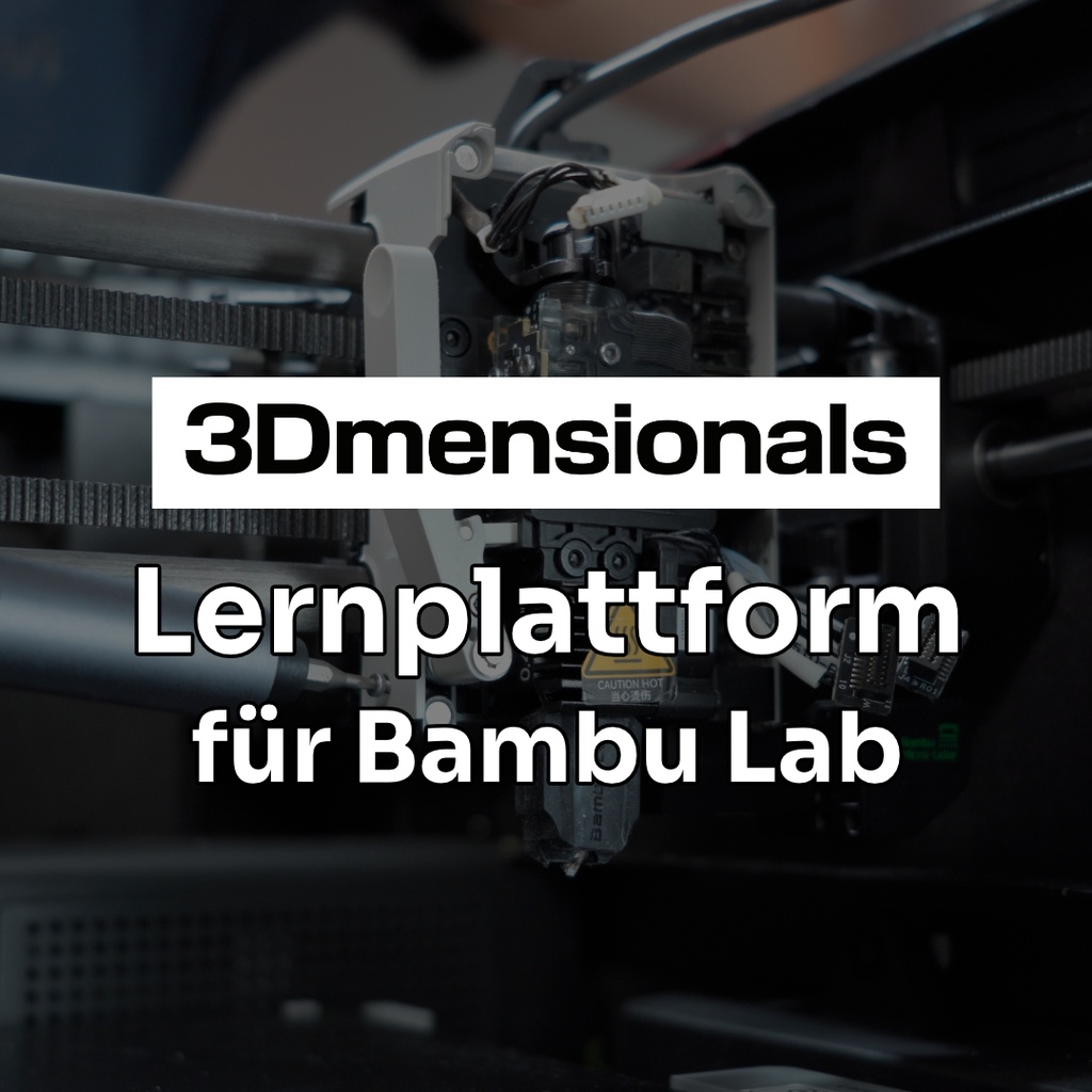 3Dmensionals Lernplattform für Bambu Lab