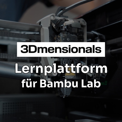 3Dmensionals Lernplattform für Bambu Lab